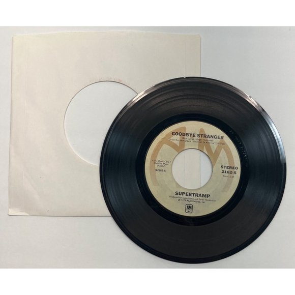 Supertramp Goodbye Stranger / Even in the Quietest Moments 45 Classic Rock A&M - Picture 3 of 4